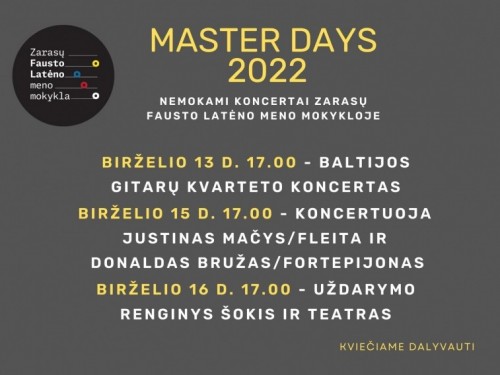 Master days 2022